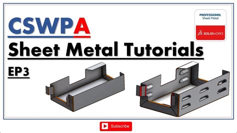 cswp sheet metal|sheet metal drawing for practice.